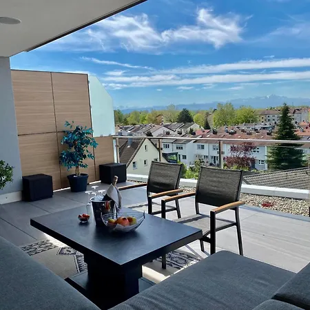 Penthouse Mit Alpenblick Apartament